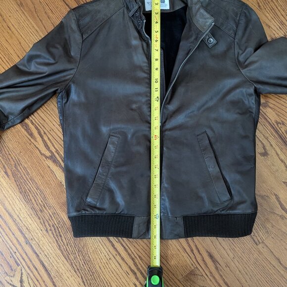 Vintage (70's?) Wolsey 1755 Leather Moto/Bomber Jacket - Picture 5 of 11